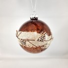 Glasskule mørk brun 2pk thumbnail