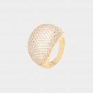 Ring gullfarget med stener thumbnail