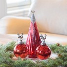 Statue hjort rød thumbnail