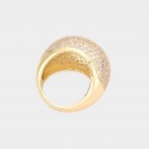 Ring gullfarget med stener thumbnail