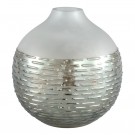 Glassvase matt og klart glass thumbnail
