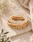 Armbånd 6pk elastisk Beige thumbnail