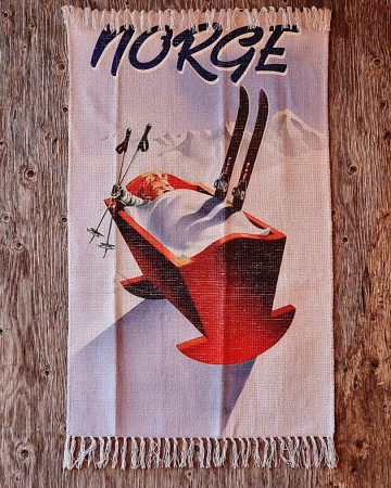 Rye/veggteppe Vugge 70x150cm