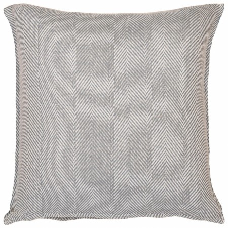 Putetrekk vevd bomull Røros blå 45x45cm
