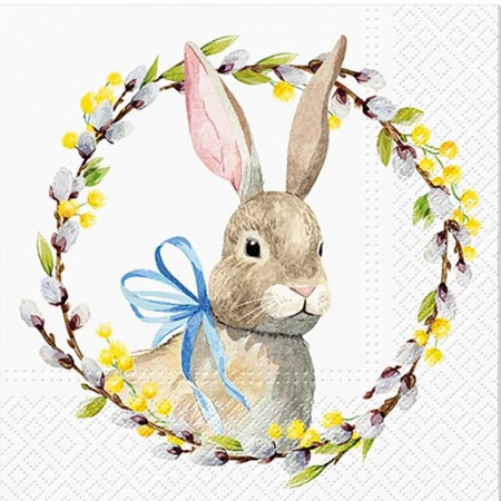 Servietter med kanin