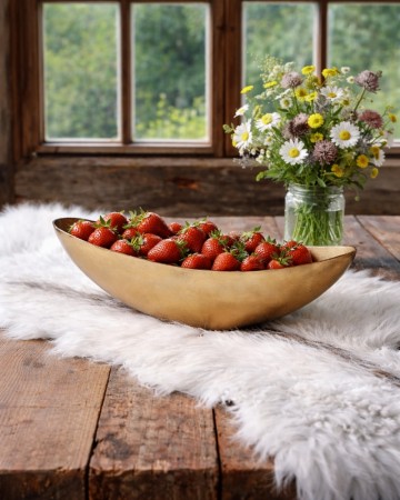 Avlang bolle/fat Gull