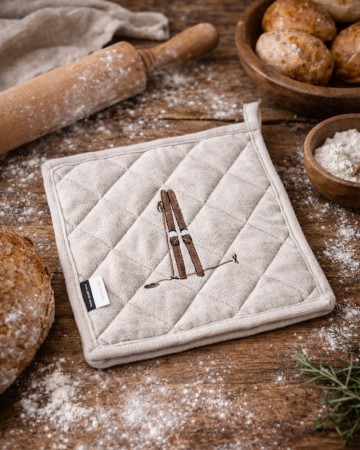 Gryteklut 2pk med ski Sand