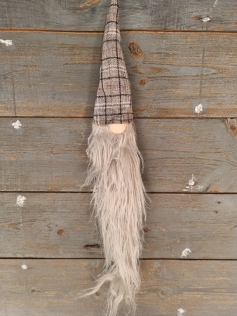 Nisse til heng 30cm Brun