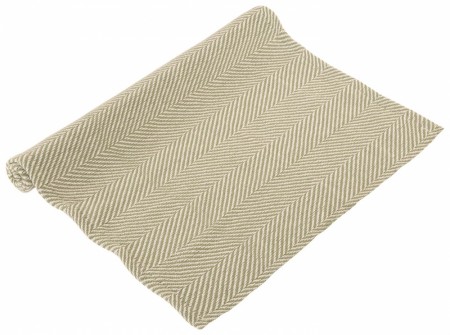 Brikke vevd bomull Røros grønn 33x48cm