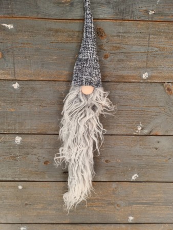 Nisse til heng 30cm Grå